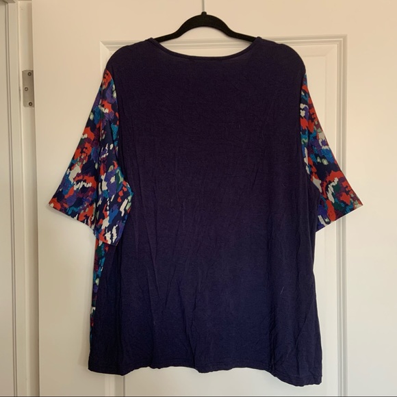 18 Long Tall Sally T-Shirt Multicolour Ikat - Picture 7 of 7